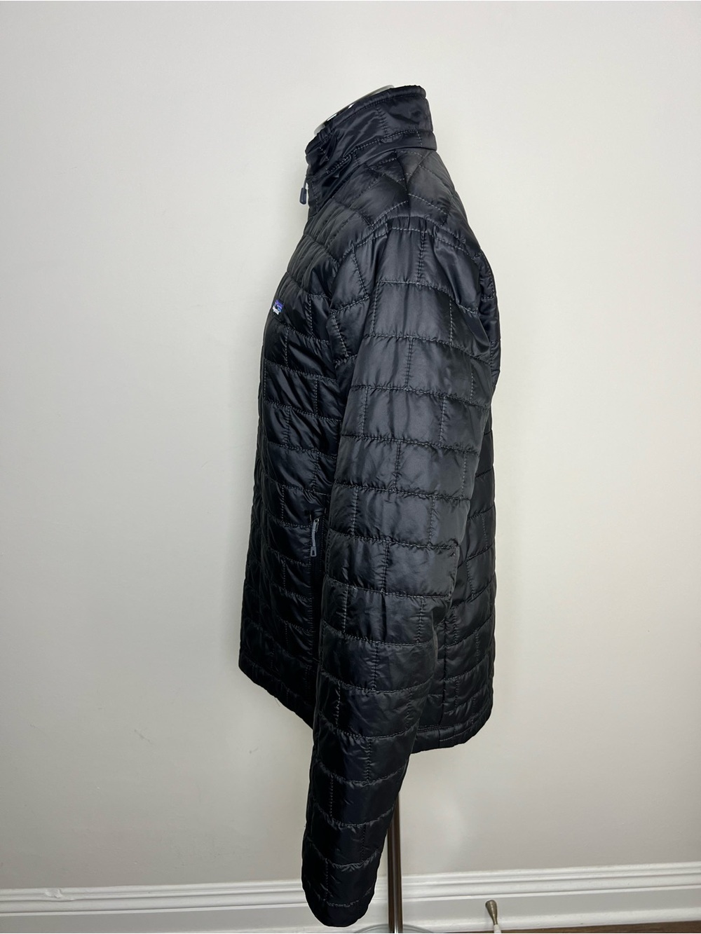 Patagonia Nano Puff Jacket Mens Medium Black Full Zip Insulated Outdoor EUC - Picture 7 of 11